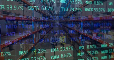 Warehouse Operations in Data-Driven Environment - Download Free Stock Images Pikwizard.com