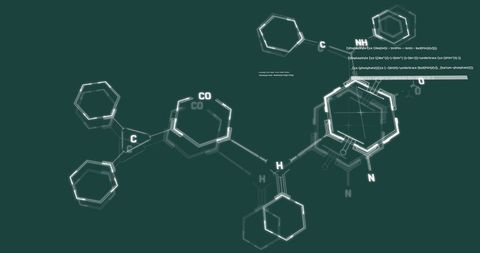 Digital Chemical Formula and Data Processing Interface - Download Free Stock Images Pikwizard.com