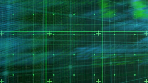 Abstract Digital Data Processing Grid Background