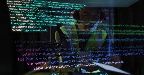 IT Technician Analyzing Digital Data by Computer Servers - Download Free Stock Images Pikwizard.com