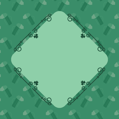 Transparent Frame with Green Beer Glass Pattern Design - Download Free Stock Videos Pikwizard.com