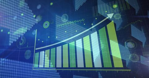 Global Financial Growth Concept with Graph Arrows and Data Stats - Download Free Stock Images Pikwizard.com