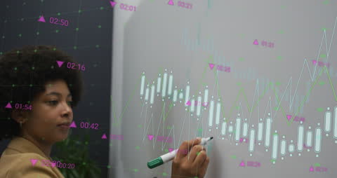 African American Professional Analyzing Financial Data Trends