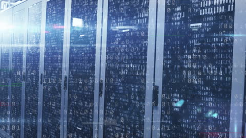 Binary Code Overlay on Computer Servers in Data Center