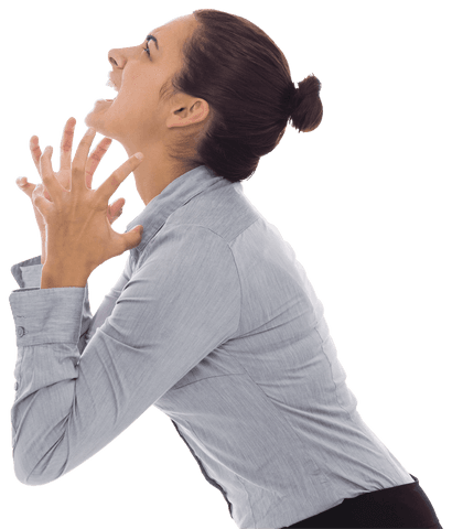 transparent excited businesswoman expressing success emotion - Download Free Stock Videos Pikwizard.com