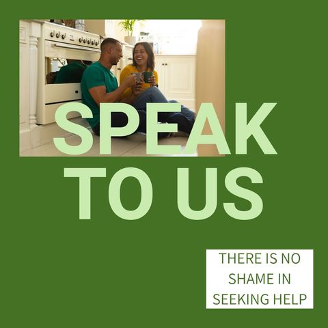 encouragement for seeking help with supportive couple - Download Free Stock Templates Pikwizard.com