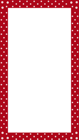 Polka Dot Frame with Red Border and Transparent Background in Flat Design - Download Free Stock Videos Pikwizard.com