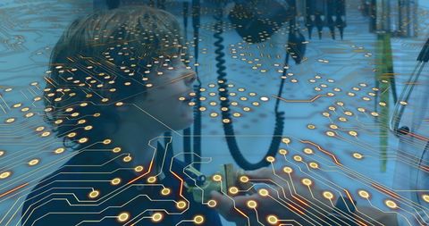 Children and Technology Concepts Amid Medical Consultation