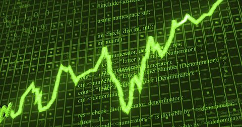 Stagflation Concept with Digital Data and Graph - Download Free Stock Images Pikwizard.com