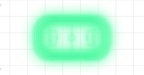 neon football game strategy illustration on gridded background - Download Free Stock Images Pikwizard.com