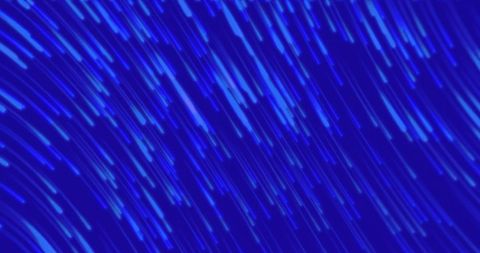 Dynamic blue lines on deep blue background creating motion