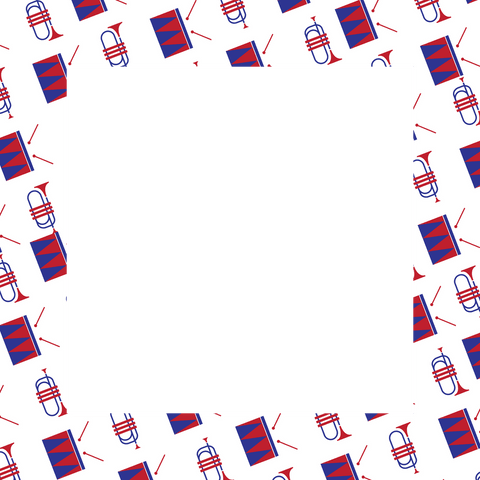 transparent blank frame with musical instrument pattern - Download Free Stock Videos Pikwizard.com