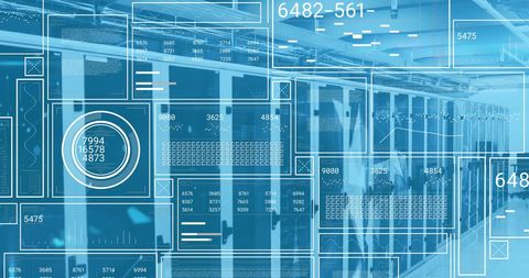 Financial Data Processing Over Modern Computer Servers - Download Free Stock Images Pikwizard.com