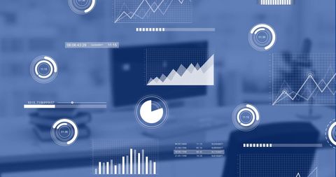 Digital Financial Data Analysis in Modern Office - Download Free Stock Images Pikwizard.com