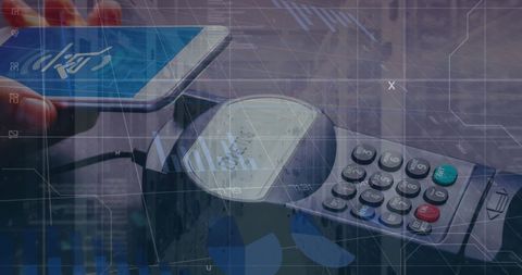 Digital Bitcoin Transactions with Smartphone and Payment Terminal - Download Free Stock Images Pikwizard.com