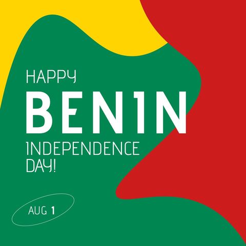 Benin Independence Day Celebration Design with Vibrant Colors