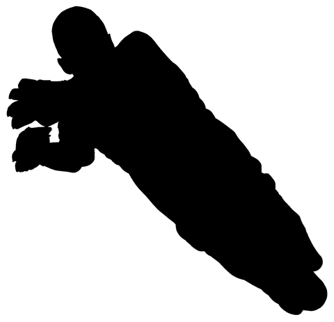 captivating transparent silhouette of footballer jumping high - Download Free Stock Videos Pikwizard.com