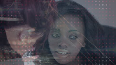 Innovative Digital Connectivity with Stylish Overlay Effect