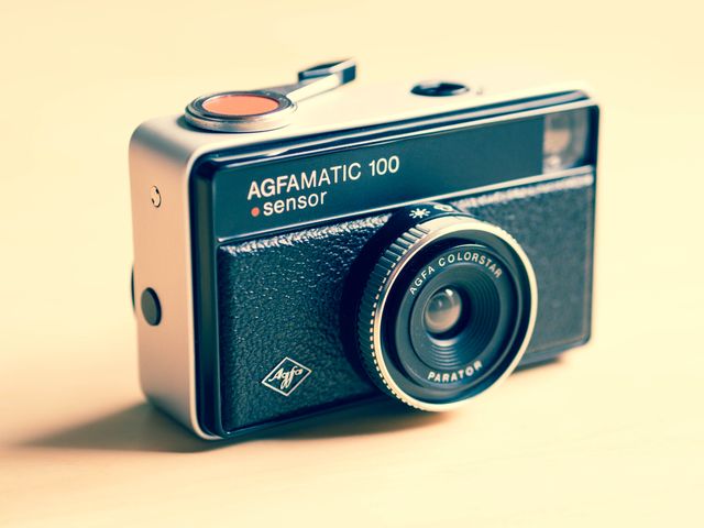 Vintage Agfamatic 100 Camera Displaying Classic Design - Download Free Stock Photos Pikwizard.com