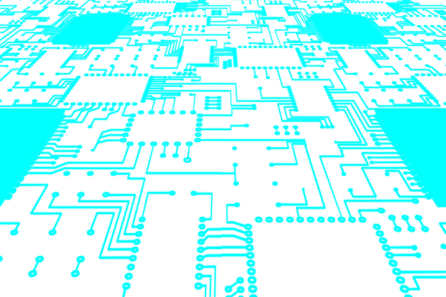 Transparent Circuit Board with Central Microchip Design for Technology Background - Download Free Stock Videos Pikwizard.com