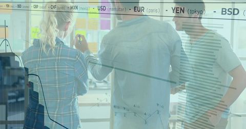 Diverse team collaborating on financial strategy