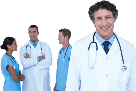 smiling doctor with transparent background healthcare team - Download Free Stock Videos Pikwizard.com