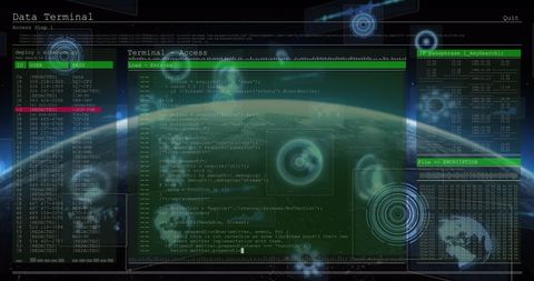 Futuristic Digital Interface for Global Data Processing - Download Free Stock Images Pikwizard.com