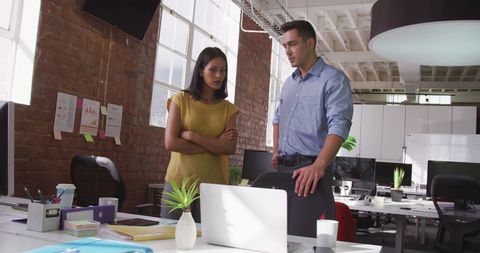 Collaborative Team Discussion in Modern Office Space - Download Free Stock Images Pikwizard.com