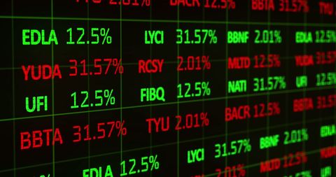 Forex Market Stock Display Showing Prices Percentage Changes - Download Free Stock Images Pikwizard.com