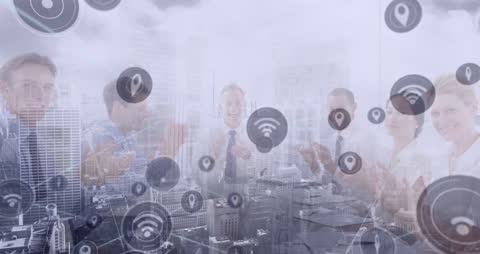 Business Networking with Technology Overlay in Urban Environment