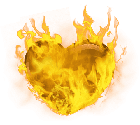 transparent heart in flames symbolizing passion and romance - Download Free Stock Videos Pikwizard.com