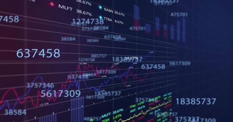 Abstract Financial Data Analysis with Charts and Figures - Download Free Stock Images Pikwizard.com