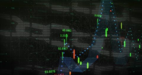 Digital Interface with Network Connections and Data Analytics - Download Free Stock Images Pikwizard.com