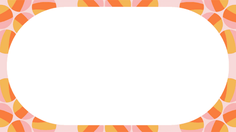 transparent frame with teal oval and orange-yellow petal border - Download Free Stock Videos Pikwizard.com