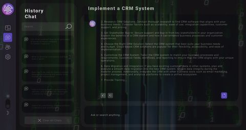 AI Chat Interface in High-Tech Server Room Environment - Download Free Stock Images Pikwizard.com