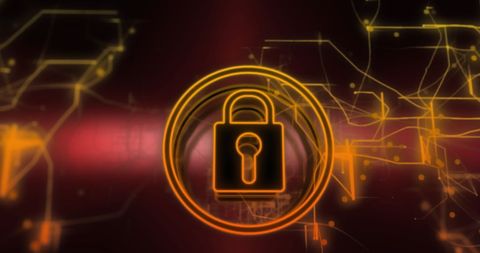 Digital Security Concept with Abstract Data Network - Download Free Stock Images Pikwizard.com