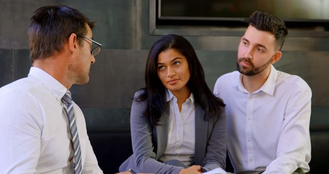 Couple Receiving Financial Advice from Professional Consultant - Download Free Stock Images Pikwizard.com