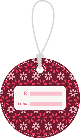 Decorative Floral Gift Tag with Copy Space on Transparent Background - Download Free Stock Videos Pikwizard.com