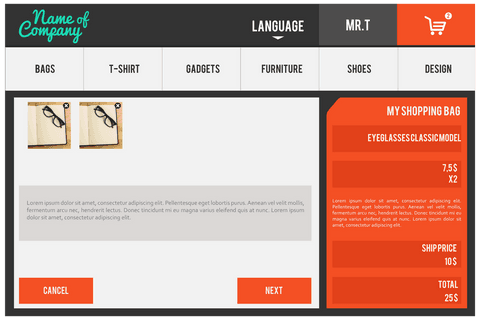 transparent online shopping customer interface with cart overview - Download Free Stock Videos Pikwizard.com
