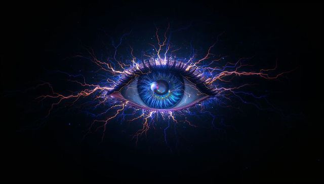 Luminous Electric Eye with Radiating Energy