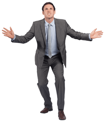 transparent businessman reaching with open arms - Download Free Stock Videos Pikwizard.com