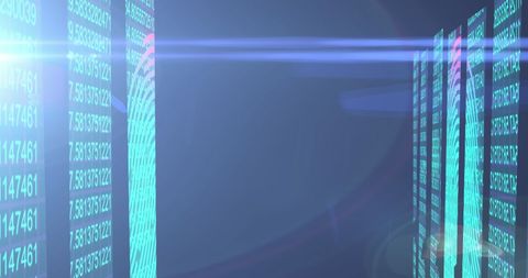 Global Network Visualization with Fingerprint Authentication - Download Free Stock Images Pikwizard.com