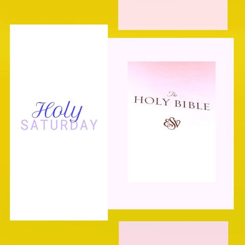 Holy Saturday Celebration with Holy Bible Text - Download Free Stock Templates Pikwizard.com