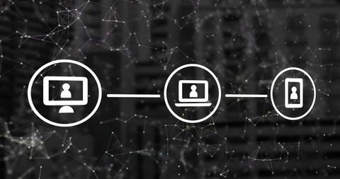 Digital Network Connections and Data Interface Visualization - Download Free Stock Images Pikwizard.com