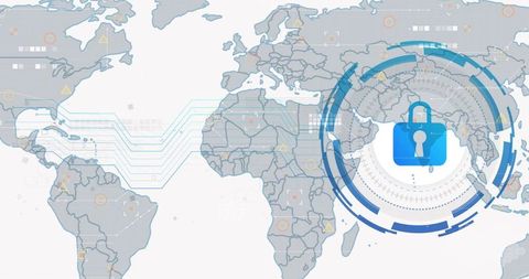 Protecting Global Networks with Encryption HUD and Digital Lock for Data Privacy