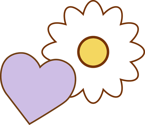 transparent background daisy and heart for floral romance - Download Free Stock Videos Pikwizard.com