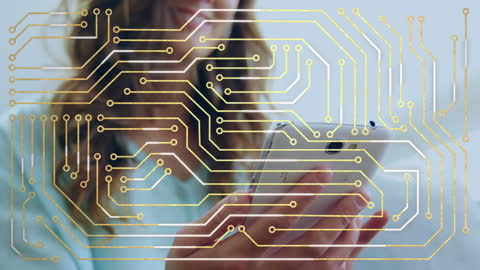 Digital Interaction with Technology Overlay