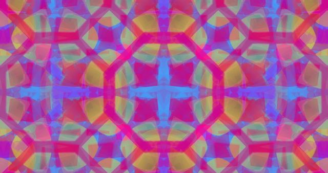 Hypnotic Kaleidoscope of Vibrant Geometric Patterns - Download Free Stock Images Pikwizard.com