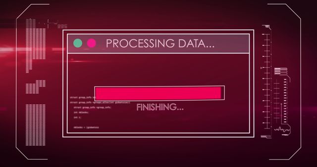 Data Processing Interface in High-Tech Digital Style - Download Free Stock Images Pikwizard.com