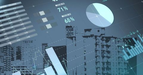 Business Analytics Technology Over Cityscape Conceptual - Download Free Stock Images Pikwizard.com